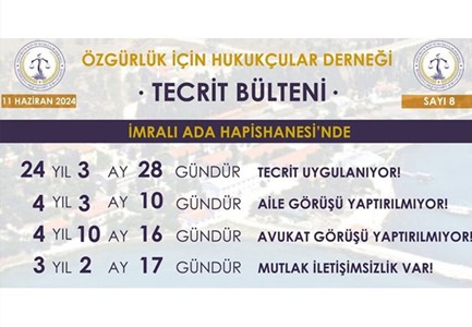 TECRİT BÜLTENİ SAYI 9, tecrit bülteni 9. sayı,