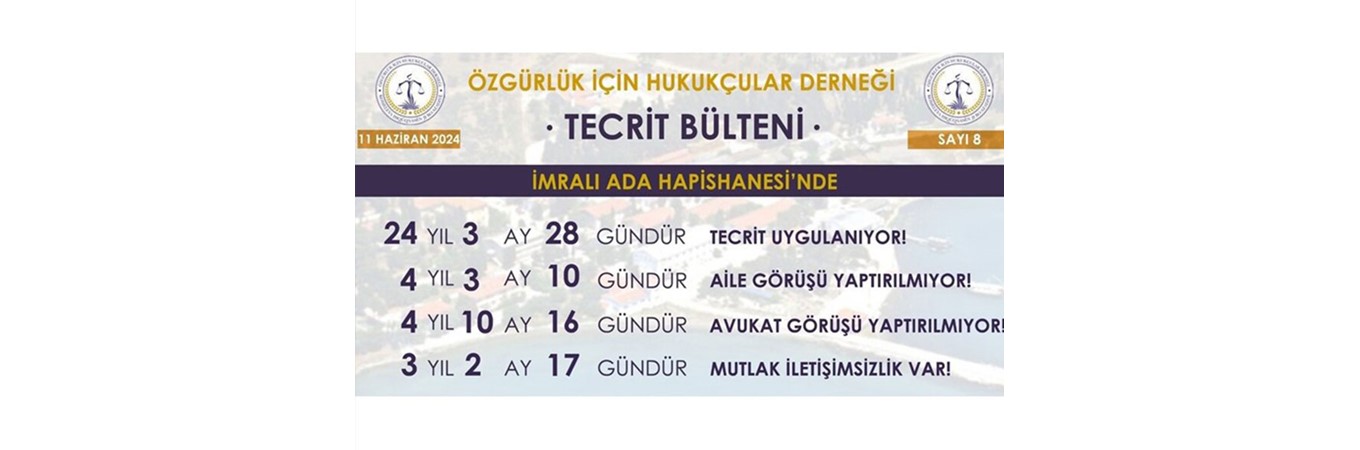 TECRİT BÜLTENİ SAYI 9, tecrit bülteni 9. sayı